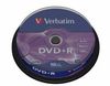 DVD+R VERBATIM 4,7 GB 16X TARRINA 10 UDS