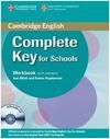 COMPLETE KEY FOR SCHOOLS WORKBOOK WITH ANSWERS + AUDIO CD