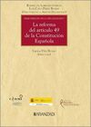 LA REFORMA DEL ARTÍCULO 49 DE LA CONSTITUCIÓN ESPAÑOLA