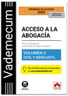 VADEMECUM ACCESO A LA ABOGACÍA. VOLUMEN II. PARTE ESPECÍFICA CIVIL-MERCANTIL (4.