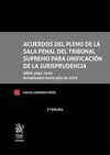 ACUERDOS DEL PLENO DE LA SALA PENAL DEL TRIBUNAL SUPREMO PARA UNIFICACIÓN DE LA