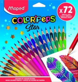 LAPIZ MAPED COLOR´PEPS STAR FSC 72 COLOR SURTIDO E