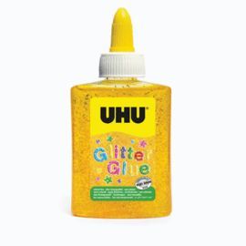 GLITTER GLUE AMARILLO BOTE 80 ML