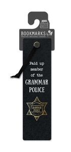 MARCAPAGINAS LITERARIOGRAMMAR POLICE