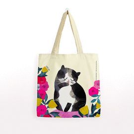 BOLSA ALGODON PLANET CAT MEDIANA - 1 PATITA