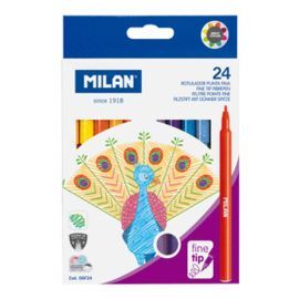 ROTULADOR MILAN PUNTA FINA 24 COLORES