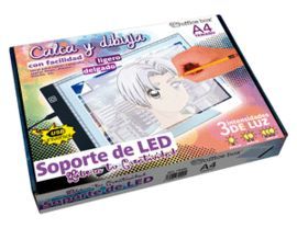 SOPORTE CON LUZ LED PARA DIBUJAR,CALIGRAFIA,CALCO,