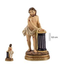 FIGURA JESUS ATADO A LA COLUMNA 13 CM