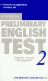 PRELIMINARY ENGLISH TEST 2 (SIN SOLUCIONES)