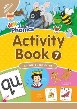 JOLLY PHONICS ACTIVITY BOOK 7 : IN PRECURSIVE LETTERS