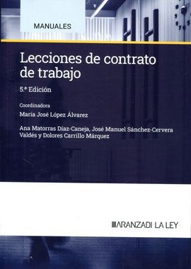 LECCIONES DE CONTRATO DE TRABAJO * 5ª EDICION*