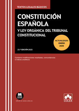 CONSTITUCIÓN ESPAÑOLA Y LEY ORGÁNICA DEL TRIBUNAL