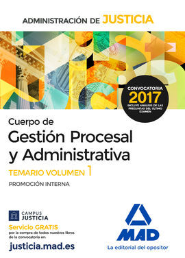 CUERPO DE GESTIÓN PROCESAL Y ADMINISTRATIVA DE LA ADMINISTRACIÓN DE JUSTICIA (PR