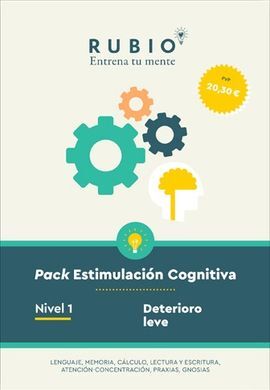 PACK ESTIMULACIÓN COGNITIVA. NIVEL 1 (DETERIORO LEVE)