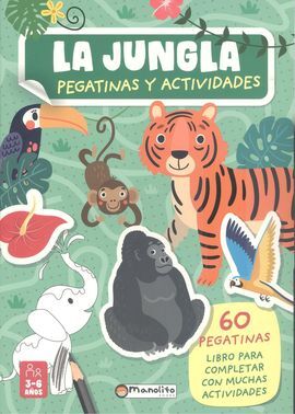 LA JUNGLA . PEGATINAS Y ACTIVIDADES