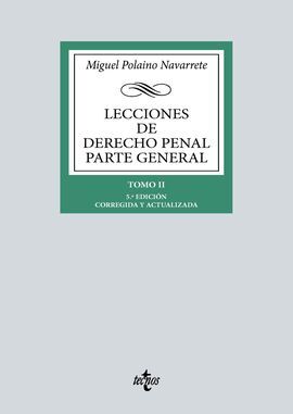 LECCIONES DE DERECHO PENAL PARTE GENERAL TOMO II