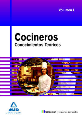 VOLUMEN I COCINEROS CONOCIMIENTOS TEORICOS