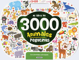 MI LIBRO DE 3000 PEGATINAS ANIMALES CON DIVERTIDAS ACTIVIDADES