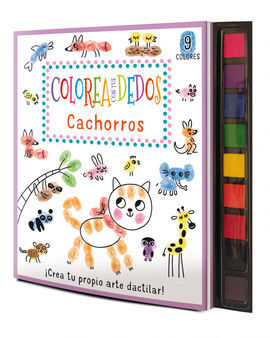 COLOREA CON TUS DEDOS CACHORROS