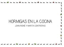 HORMIGAS EN LA COCINA