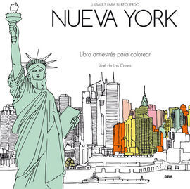 NUEVA YORK SECRETO (LIBRO ANTIESTRES PARA COLOREAR)