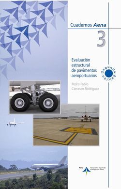 EVALUACIÓN ESTRUCTURAL DE PAVIMENTOS AEROPORTUARIOS